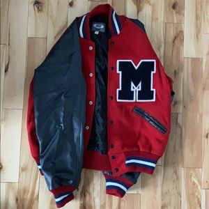 Vintage Neff Lettersman Jacket - Ole Miss (M)